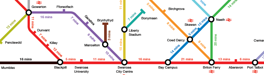 Cycle Route Schematic