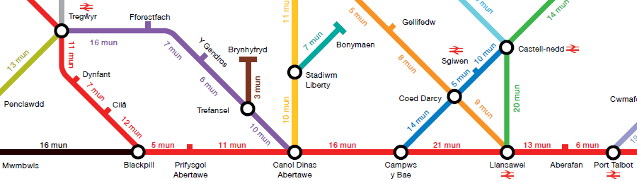 Cycle Route Schematic